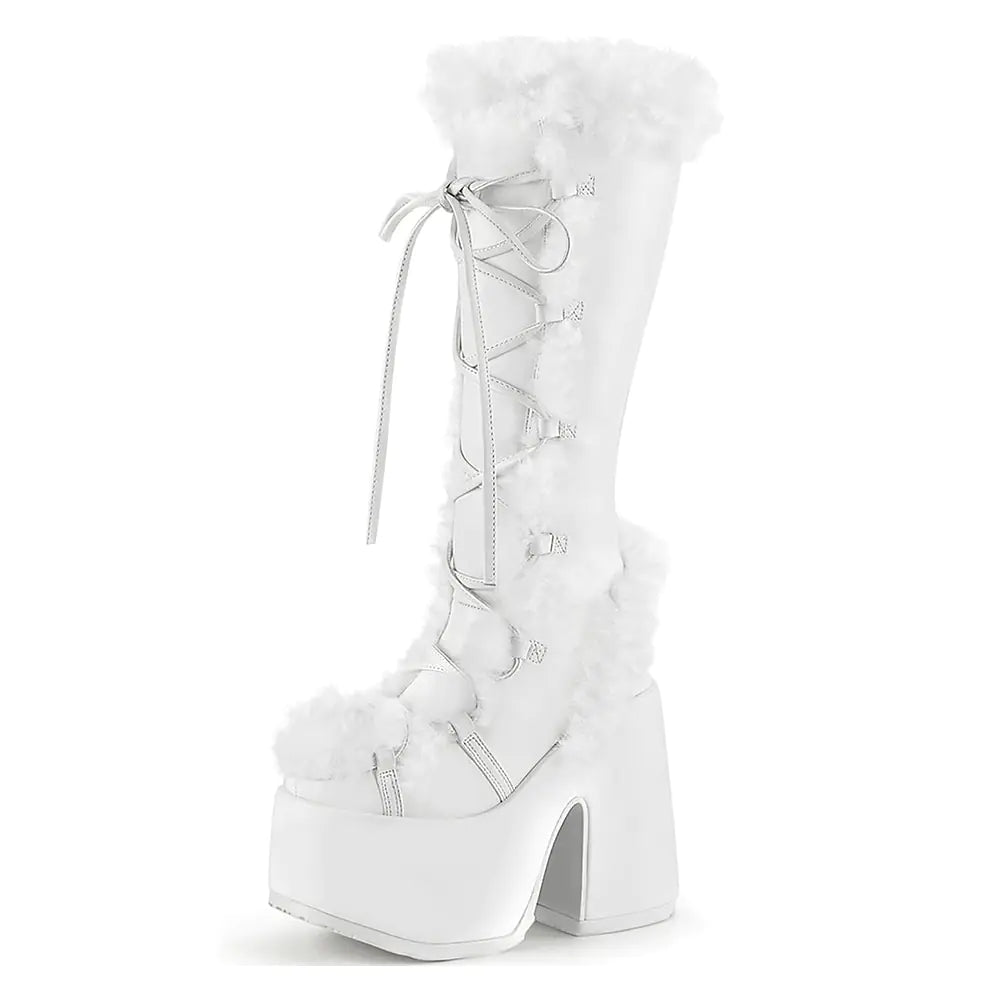 Bottes d'hiver à talons épais