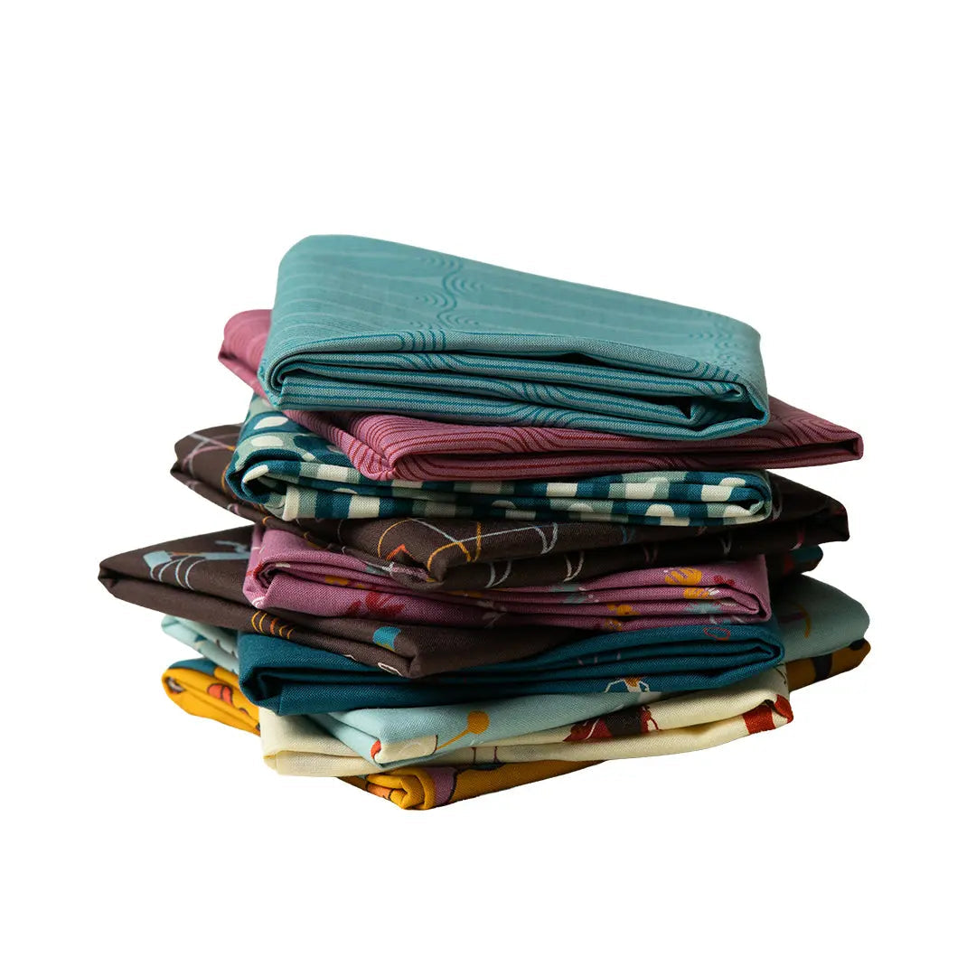 Ensemble de Fat Quarters To and Fro - Ensemble de 10