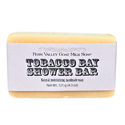 Handmade Goat Milk Soap | Tobacco Bay Shower Bar