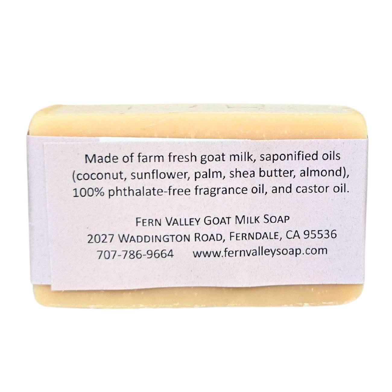 Savon fait main au lait de chèvre | Barre de douche Tobacco Bay