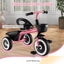 Adjustable Toddler Tricycle with Storage Baskets - Pink