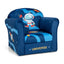 Toddler Upholstered Armchair with Solid Wooden Frame - Multicolor