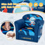Toddler Upholstered Armchair with Solid Wooden Frame - Multicolor