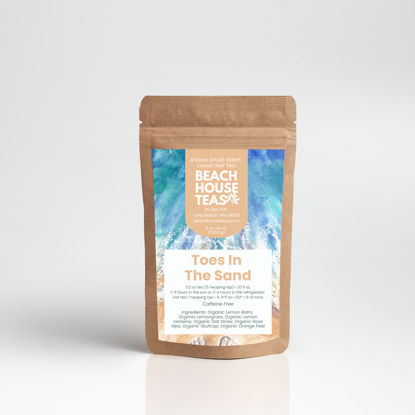 Toes In The Sand Iced Blend - Organic Herbal Tea
