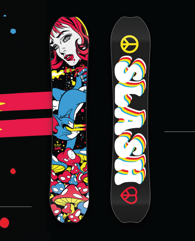Slash by GiGi - Happy Place Snowboard