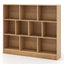 Organizador de Almacenamiento de Juguetes de Madera de 41 Pulgadas con 10 Cubos