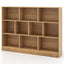Organisateur de rangement en bois de 41 pouces avec 10 cubes - Naturel