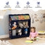 Kids Toy Storage Organizer with Bookshelf - Navy