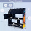Kids Toy Storage Organizer with Bookshelf - Navy