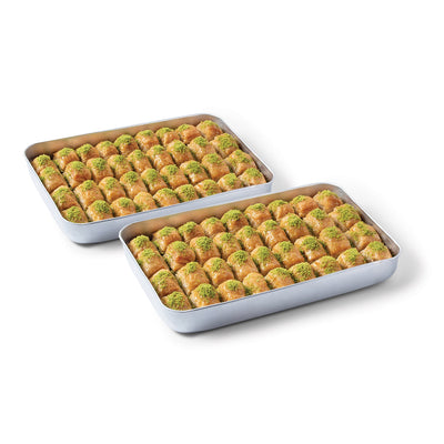 Moda Baklava – Doble Pistacho, Paquete para Fiestas, 36 piezas, 3 lbs (1350 g)