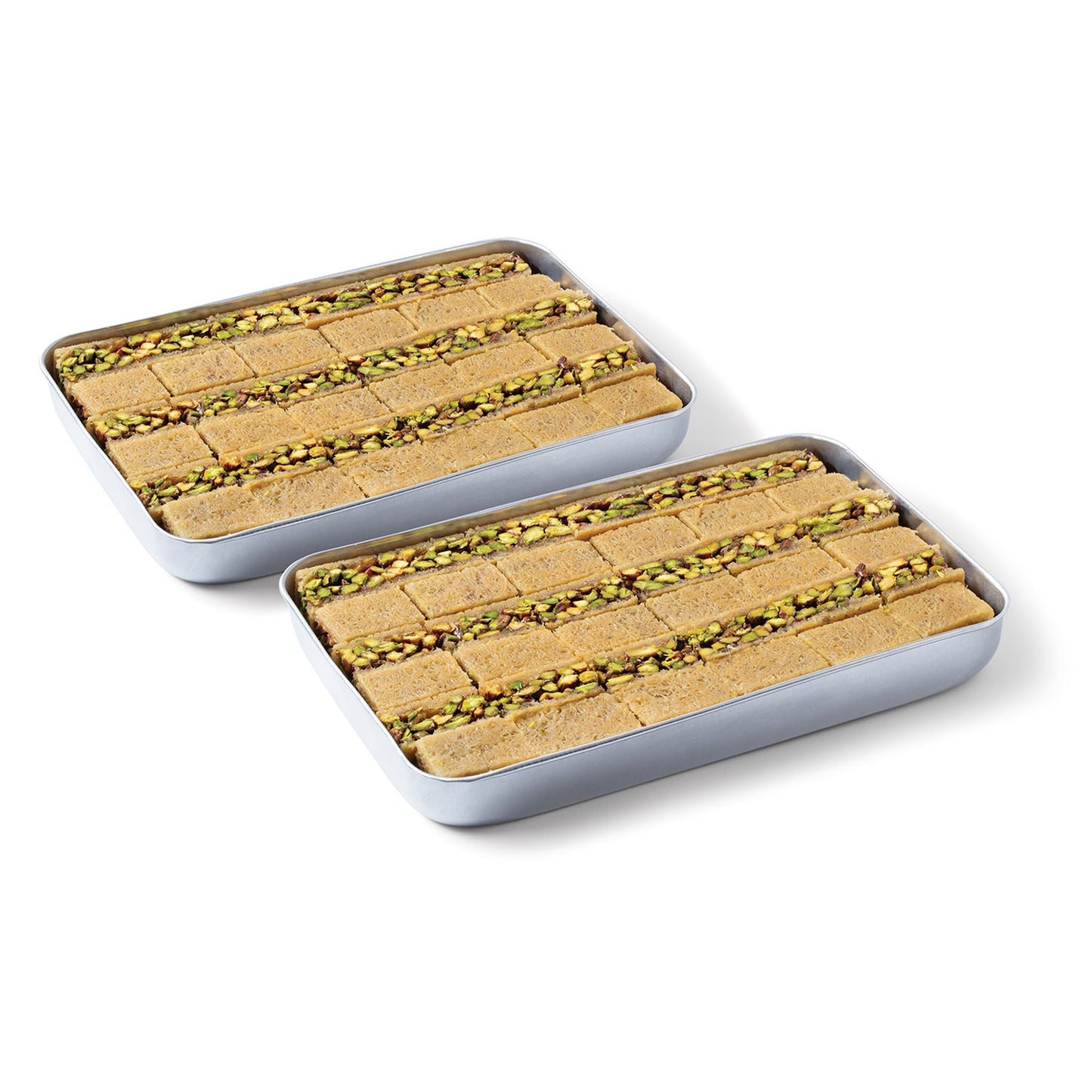 Moda Kataifi – Gold Balloriya with Pistachio, Party Pack 60 pcs, 6.1 lbs (2,760 g)