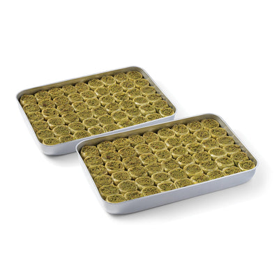 Baklava de Moda Palace con pistacho, paquete para fiestas, 108 piezas, 1270 g