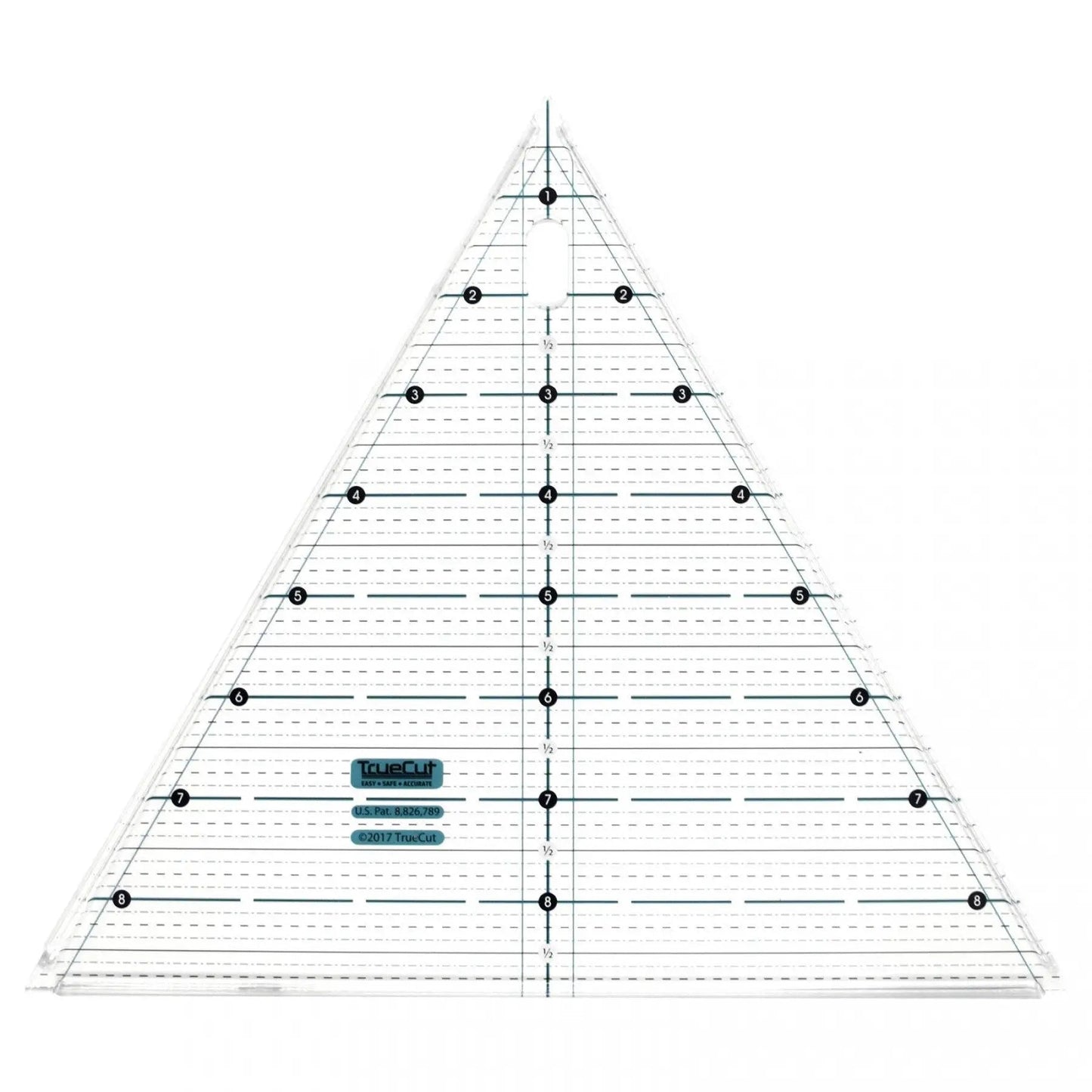 Règle triangulaire équilatérale - Outil de précision à 60 degrés
