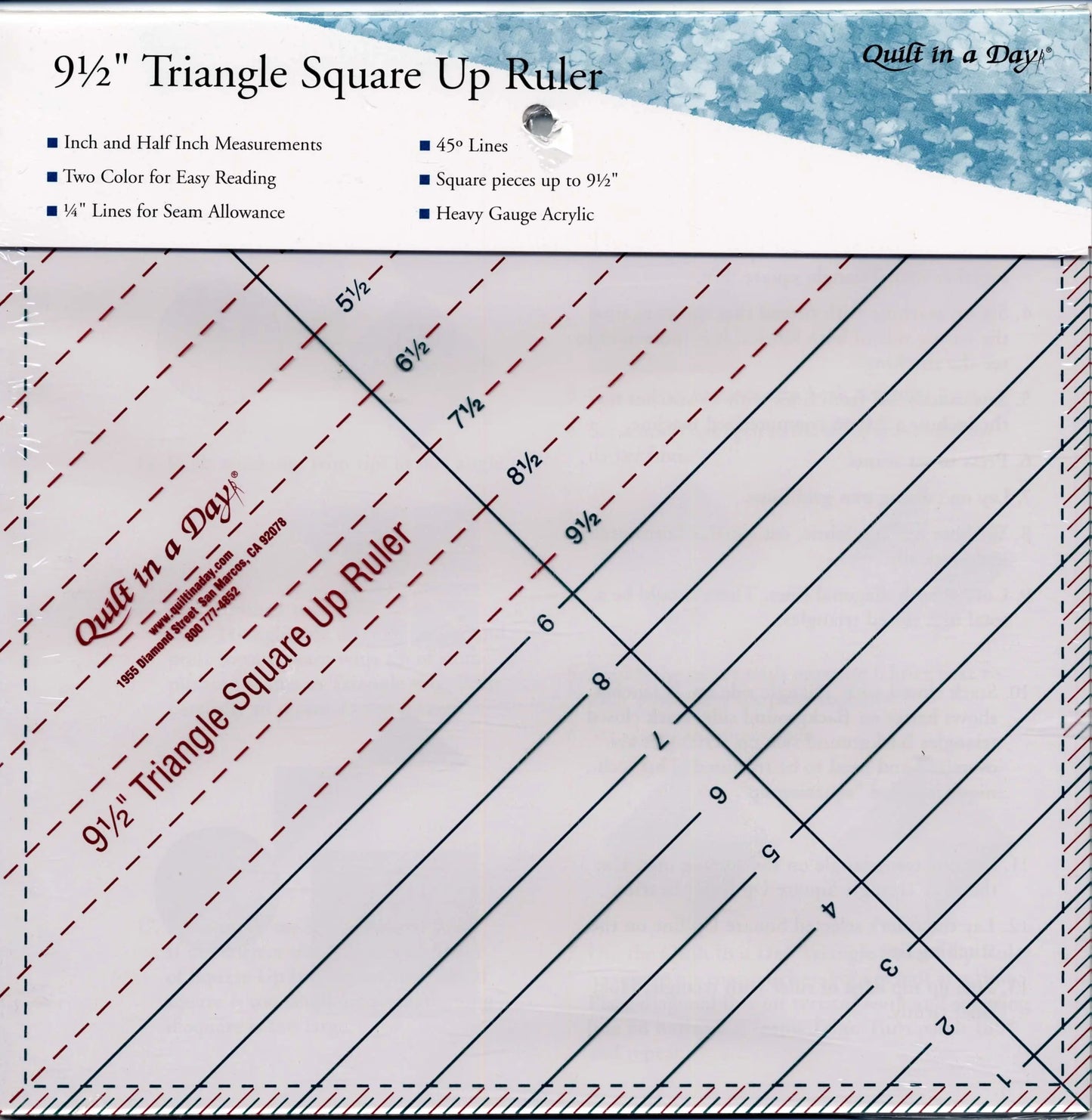 Regla Triangular para Alinear 9.5in