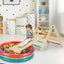 3-in-1 Adjustable Kids Climbing Triangle Set - Multicolor