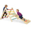 3-in-1 Adjustable Kids Climbing Triangle Set - Multicolor