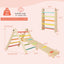 3-in-1 Adjustable Kids Climbing Triangle Set - Multicolor