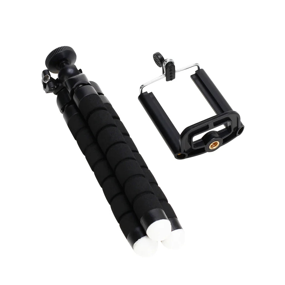 Tripods tripod for phone Mobile camera holder Clip smartphone monopod tripe stand octopus mini tripod stativ for phone - Korvel