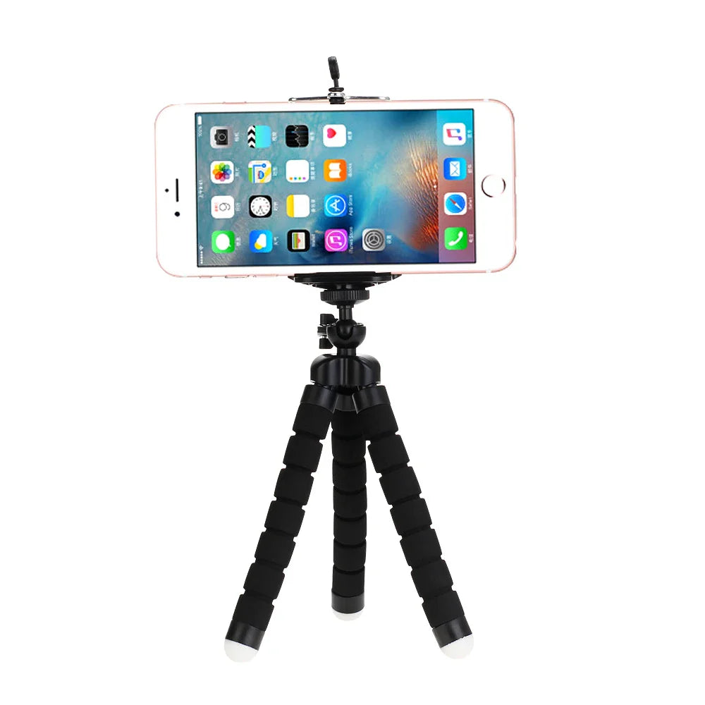 Tripods tripod for phone Mobile camera holder Clip smartphone monopod tripe stand octopus mini tripod stativ for phone - Korvel