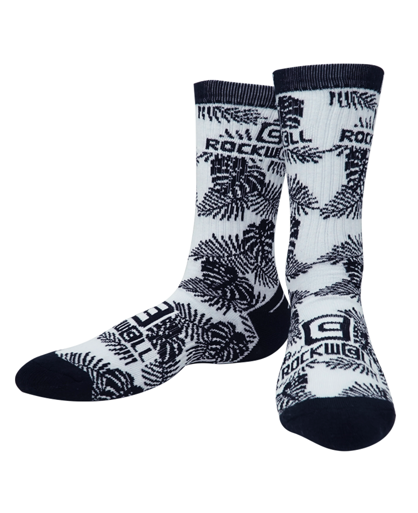 Tropic Vibes Crew Socks - Comfort Meets Style - Korvel