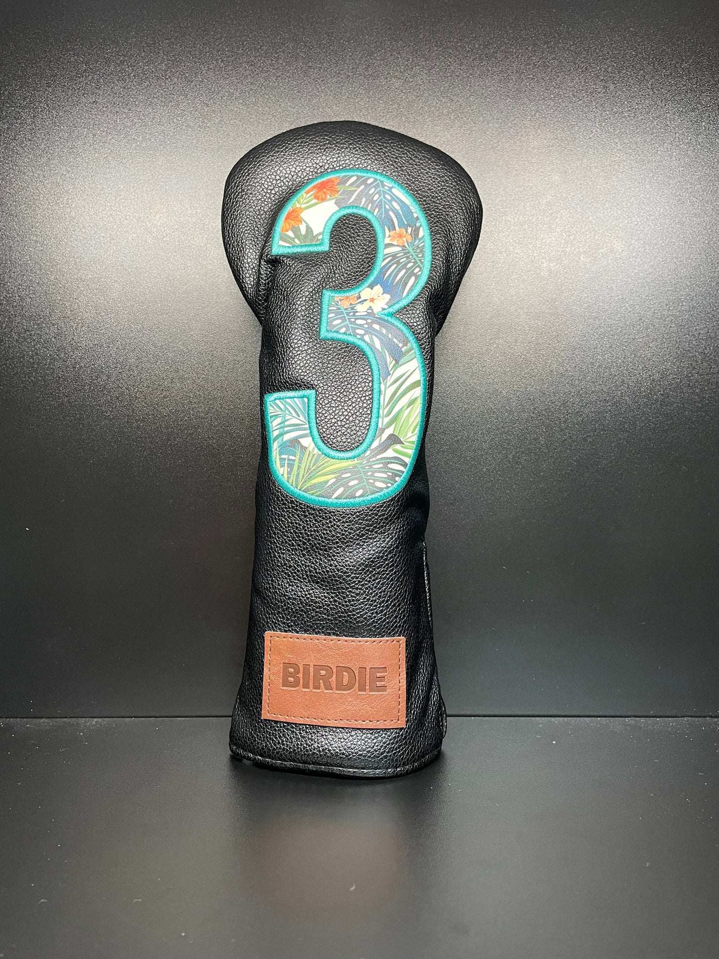 Funda para palo de golf con diseño floral tropical vibrante 2.0