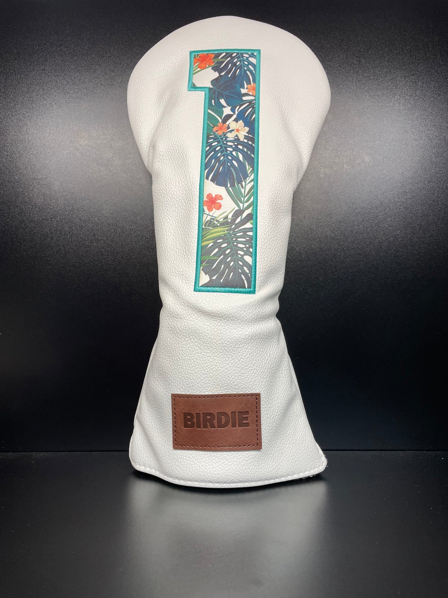 Funda para palo de golf con diseño floral tropical vibrante 2.0