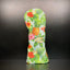 Funda para palo de golf con diseño de piña tropical vibrante
