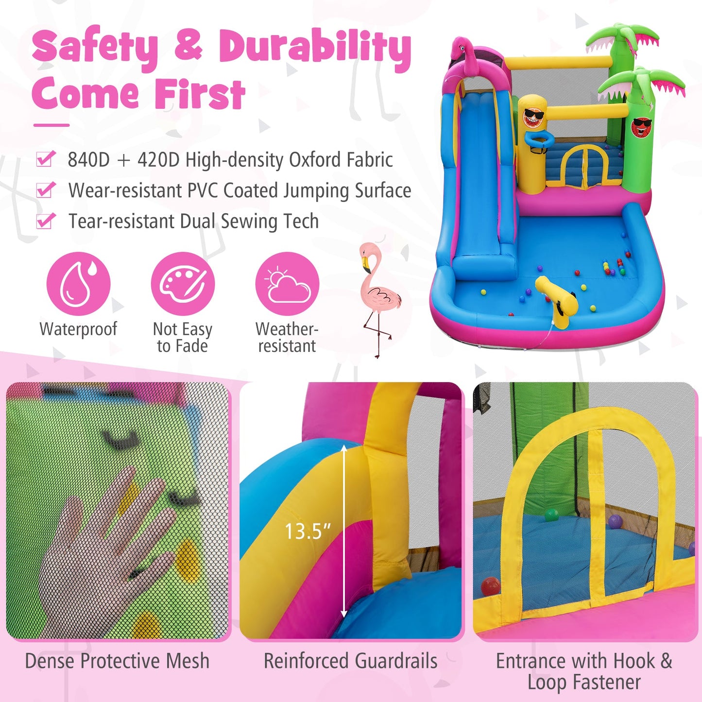 Premium Inflatable Bounce Castle with Water Slide