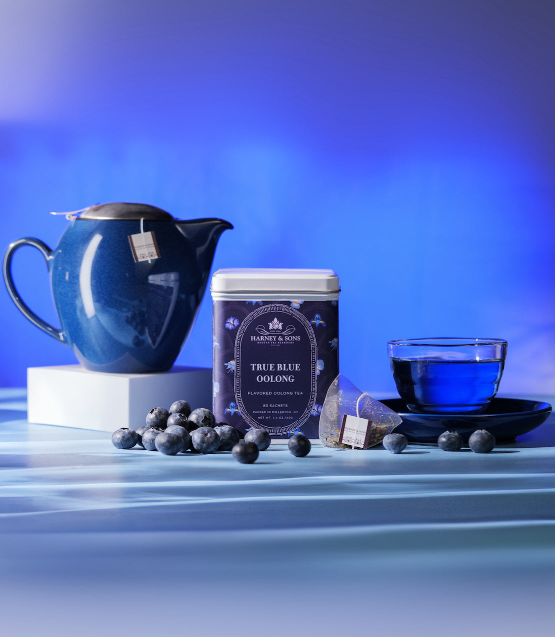 Té Oolong True Blue - Lata de 20 Bolsitas