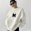 Sudadera de felpa oversized MEXZT Y2K – Sudadera casual para mujer