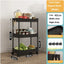 Multi-Tier Kitchen Storage Cart - Versatile & Modern Design
