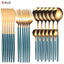 24 Pieces Luxury Cutlery Set for Elegant Dining