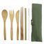 Luxury Bamboo Cutlery Set for Elegant Dining