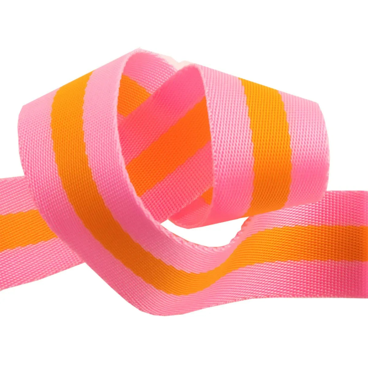 Cinta de Tula Pink 2yd x 1.5in - Rosa y Naranja