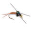 Premium Tungsten Bead Head Rubber Legged Nymph Flies - Set of 6 Size 12 - Korvel