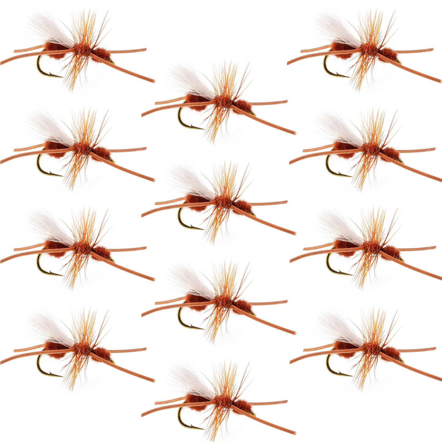 Turcks Power Flying Ant Cinnamon Trout Dry Fly - 12 Pack