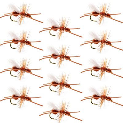 Turcks Power Flying Ant Cinnamon Trout Dry Fly - 12 Pack
