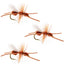 3 Pack Turcks Power Flying Ant Cinnamon Terrestrial Trout Dry Fly - Size 12