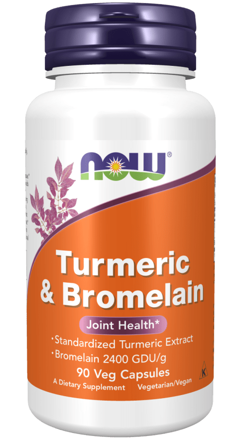 Turmeric & Bromelain – Botanical Blend | NOW® Foods