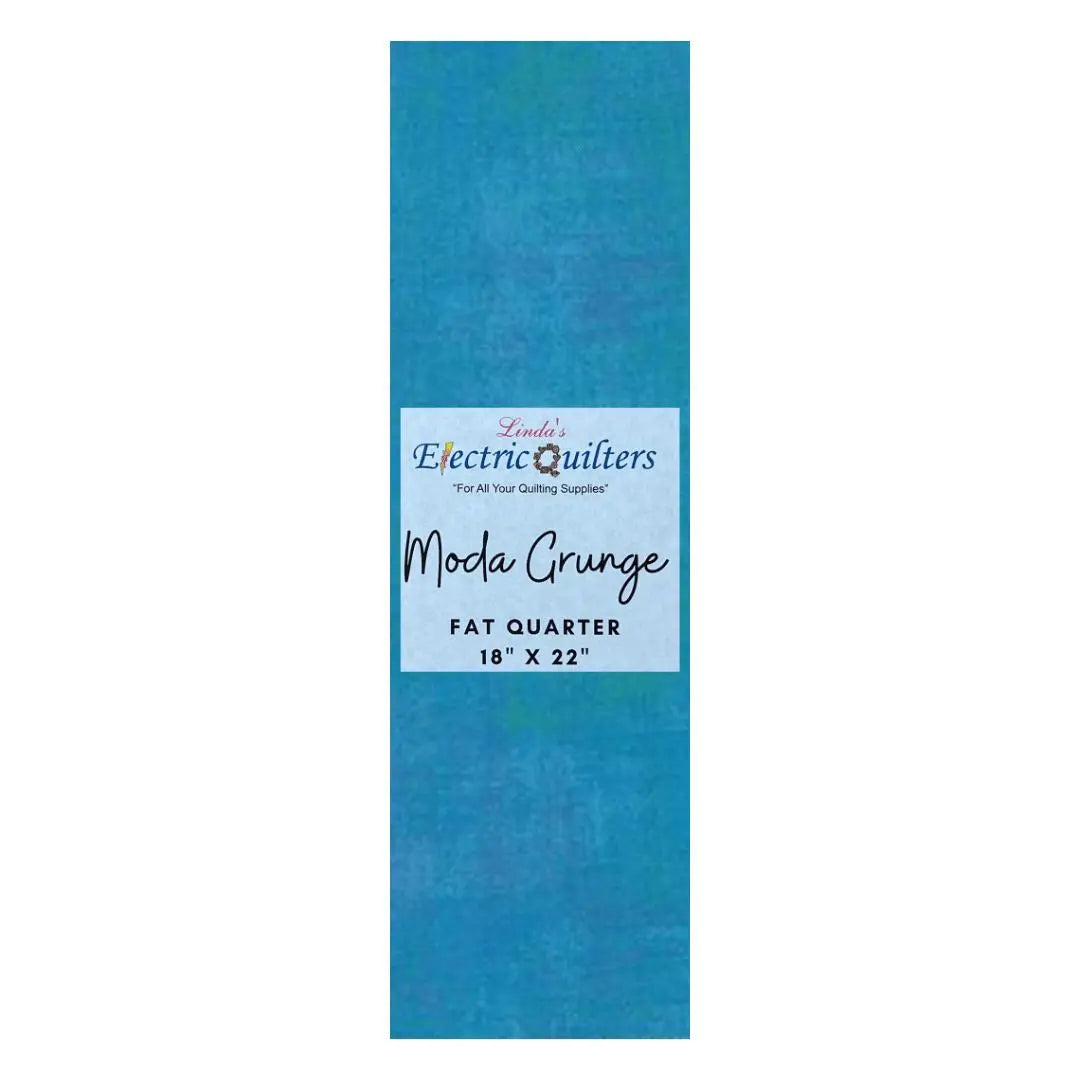Cuarto de Moda Grunge Turquesa 298 - Tela de Algodón Premium
