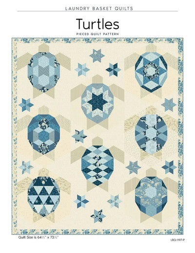Turtles Pieced Laundry Basket Quilts Pattern