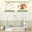 Cadre de Lit Montessori Twin House avec Rangement - Blanc