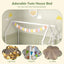 Cadre de Lit Montessori Twin House avec Rangement - Blanc