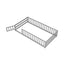 Twin Size Kids Wood Montessori Floor Bed with Door - Gray