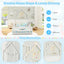 Cama Montessori de Tamaño Twin con Puerta Bloqueable - Blanca