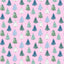 Tela de Nube Cuddle Rosa Twinkle Trees por Yarda