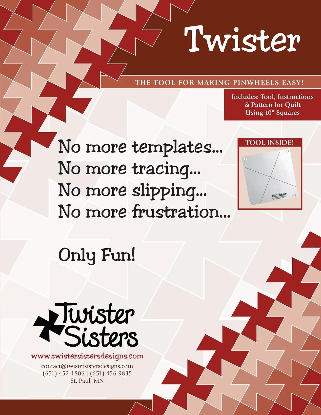 Outil de couture Twister Pinwheel
