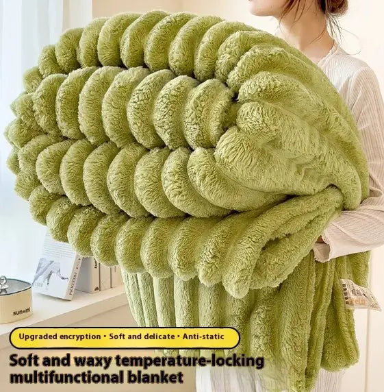 Manta de Terciopelo de Color Sólido