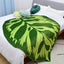 Manta de Hoja - Manta de Franela Acogedora para Decoración del Hogar