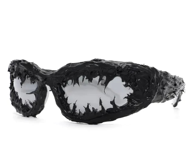 Lunettes de soleil punk en forme d'œil de chat – Lunettes unisexes audacieuses